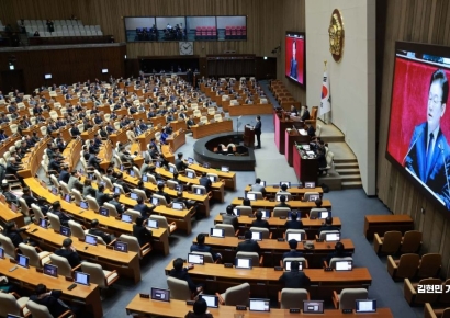 [포토] 이재명 대표, 교섭단체 대표연설