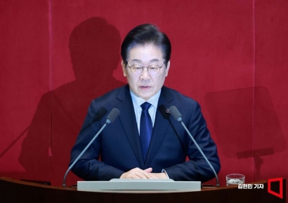 이재명 "국민소환제" 꺼내자 與의원들 '야유성'