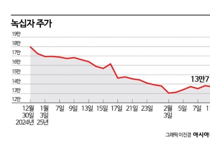 녹십자, 4분기 실적 부진 여파로 미끄러진 주가