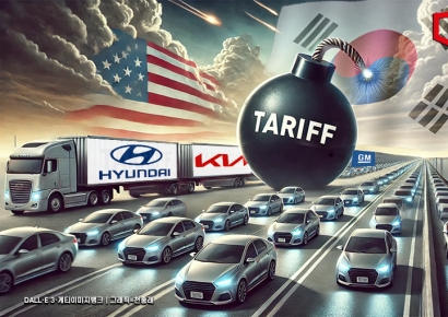 한국車 대미 수출 140만대‥관세폭탄 사정권