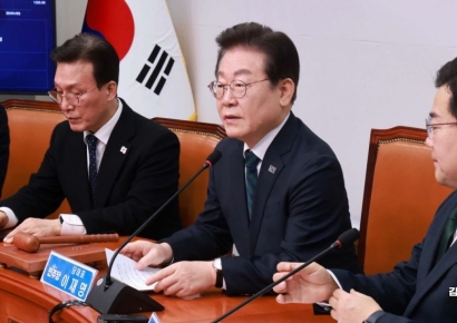 이재명 "국민의힘, 여당인지 야당인지 산당인지 구분 안 돼"[포토]