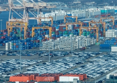 [포토] 수출 앞둔 한국 자동차