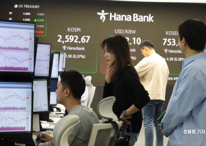 [포토] 분주한 하나은행 딜링룸