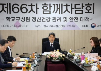 [포토] 이주호 장관, '정신건강 관리' 긴급차담회