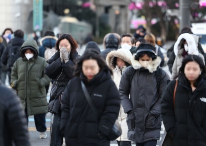 "한파 다시 온다"…월요일 출근길 전국 영하권, 강풍도 가세