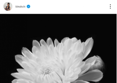 "딸로 만나 행복" "착한 친구"…고 김새론에 '국화꽃 추모' 물결