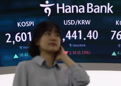 [포토] 코스피, 2600 돌파하며 강세 출발