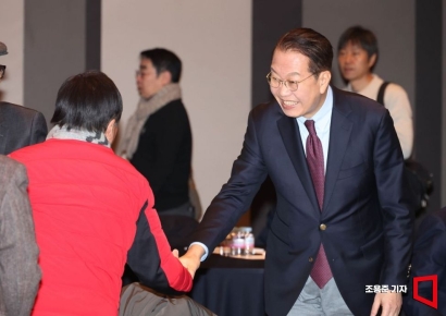 [포토] 관훈토론 참석하는 권영세 위원장