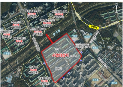 개포 경남·우성3차·현대1차 2320가구로 통합재건축 정비계획 확정