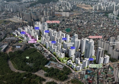 석관1·2구역, 성북구 첫 모아타운 2886세대 아파트로