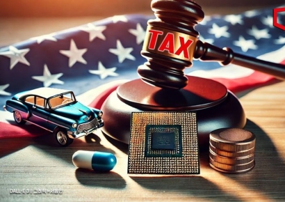 트럼프 "車 관세 25% 정도…반도체·의약품은 25% 이상"