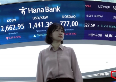 [포토] 코스피 하락 출발