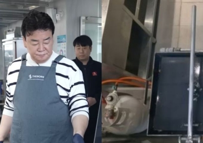가스통 옆에서 닭 튀긴 백종원…더본코리아, 결국 과태료 처분