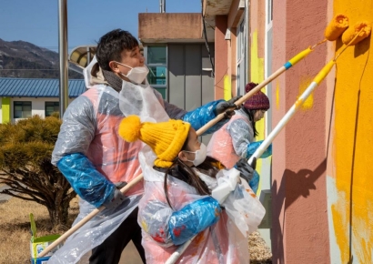 호반사랑나눔이, 제천 화당초에서 환경개선 봉사