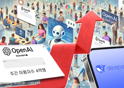 '딥시크 충격' 없었다…"챗GPT 주간 이용자 4억명" 