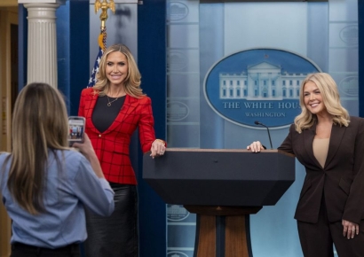 트럼프 며느리 첫 방송에 女실세들 우르르…트럼프는 '엄지척'