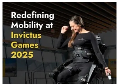 휴먼인모션로보틱스, 2025 인빅터스 게임 폐막식서 ‘엑소모션’ 시연