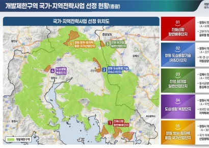 경남 개발제한구역 1092㎡ 풀렸다 … 국가·지역전략사업 전국 최다 선정