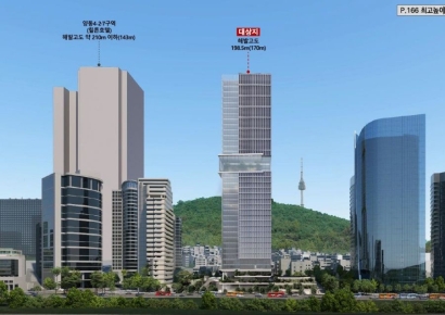 서울역 앞 동자2구역 결정고시…용적률 1300%, 37층 업무시설로