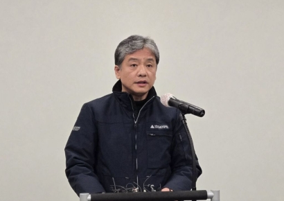 교량붕괴 고개 숙인 주우정 현대엔지니어링 대표 "정부조사 적극협조"