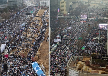 집회로 광화문역 한때 무정차 통과…서울 곳곳 교통통제(종합)