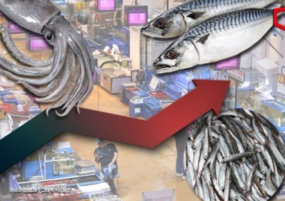 "오징어 한 마리에 1만원, 고등어·멸치마저"…피시플레이션 초비상