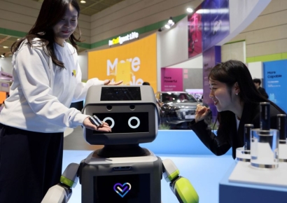 [포토] 삼성SDI 배터리 탑재한 자유로봇 '달이' 공개