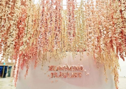 신세계 센텀시티, 꽃과 클래식 가득… 봄 연출 공개