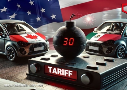 미국, 관세폭격 하루 만에 "멕시코·캐나다산 자동차는 한 달 면제"