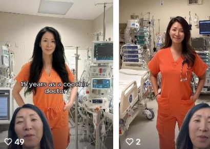300만 조회수 터진 '건강 조언'…틱톡 산부인과 의사 정체 폭로에 '발칵'