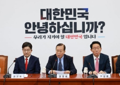 [포토] 권영세 "헌재, 尹 구속취소 결정 살펴봐야 할 것"