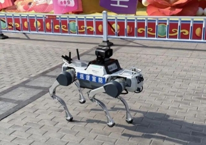 사람보다 3배 낫다…中 공원에 순찰로봇 등장