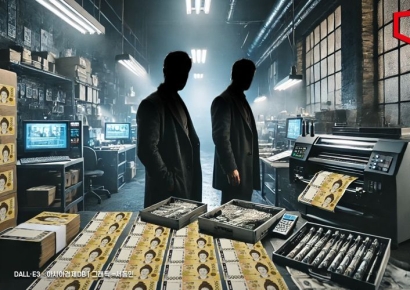 "웃고 있는 신사임당"…광주서 5만원권 위조지폐 다량 유통