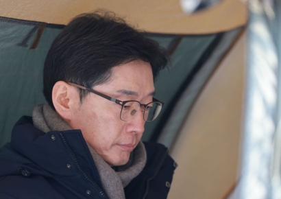 '단식농성' 김경수 "尹 석방에 경제 망가지고 있어…심판받을 것"