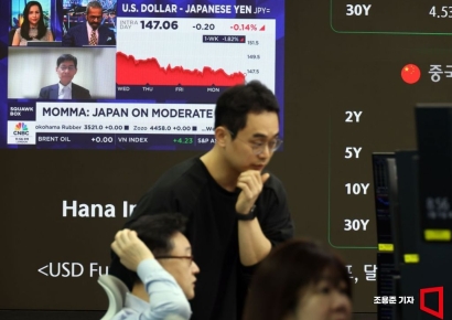 [포토] 코스피 하락 출발, 심각한 딜링룸