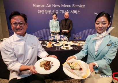 [포토] 대한항공 신규 기내식 공개