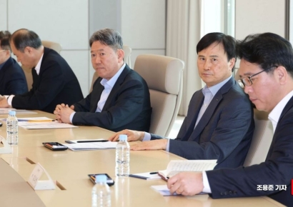 [포토] 미 관세 대응 철강 업계 간담회 참석한 CEO들