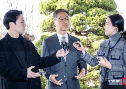 [포토] 입장 밝히는 최재해 감사원장