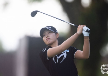 작년 신인왕 유현조, 리더보드 상단 접수했다