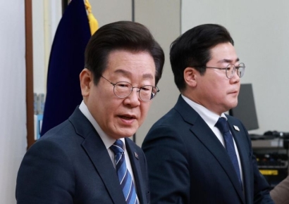 [포토] 이재명 "국힘, 연금조건 다시 걸어 핑계…안 하겠다는 것"