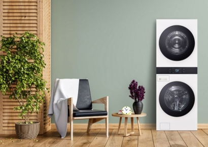 "세탁시간 3초 만에 알려준다" LG전자 AI 워시타워