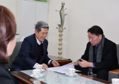 이강덕 포항시장, 최태원 대한상공회의소 회장에 지역 투자 건의