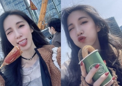 "韓 탄핵 집회 가니 공짜 떡볶이 주더라" 대만 걸그룹 출신 배우 논란
