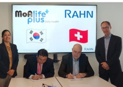 모아라이프플러스, 스위스 글로벌기업 RAHN과 1000만달러 규모 독점 공급 계약