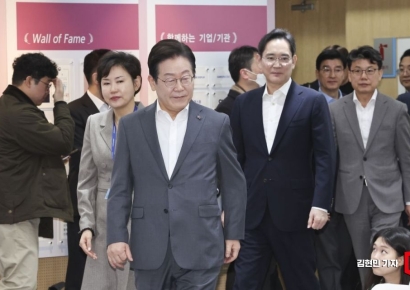 "재명·재용 형제같다"... 최민희 "둘 만나니 바로 '6만 전자'"