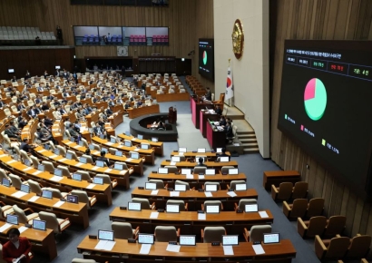 '김건희·마약 상설특검안' 野 주도 국회 본회의 통과