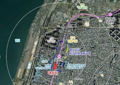 서울 암사역 인근 현대백화점 인재개발원 업무시설 확장