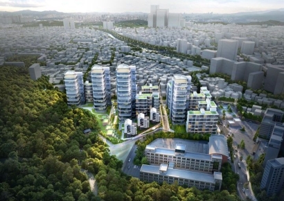 신림동 삼성산 일대 990여 가구 주거단지로 대변신