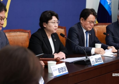 [포토] 발언하는 김선민 당대표 권한대행