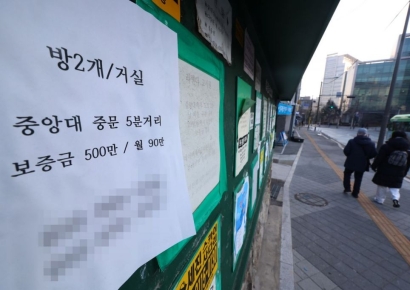 2월 서울 원룸 월세 1만원 하락 67만원…전셋값도 120만원 ↓